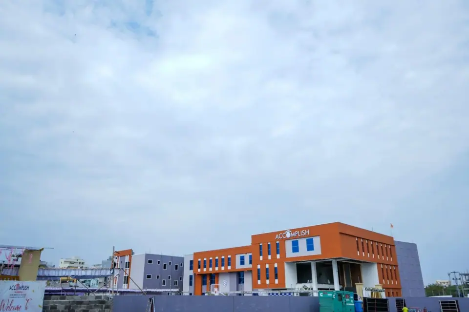 Wide view of the Accomplish Academy campus
