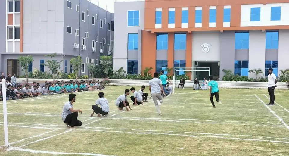 Kho-kho on the sports field